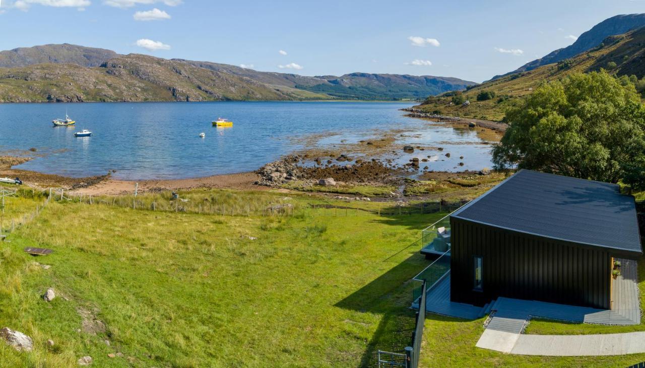 Birches Lodge With Hot Tub Dundonnell Eksteriør bilde