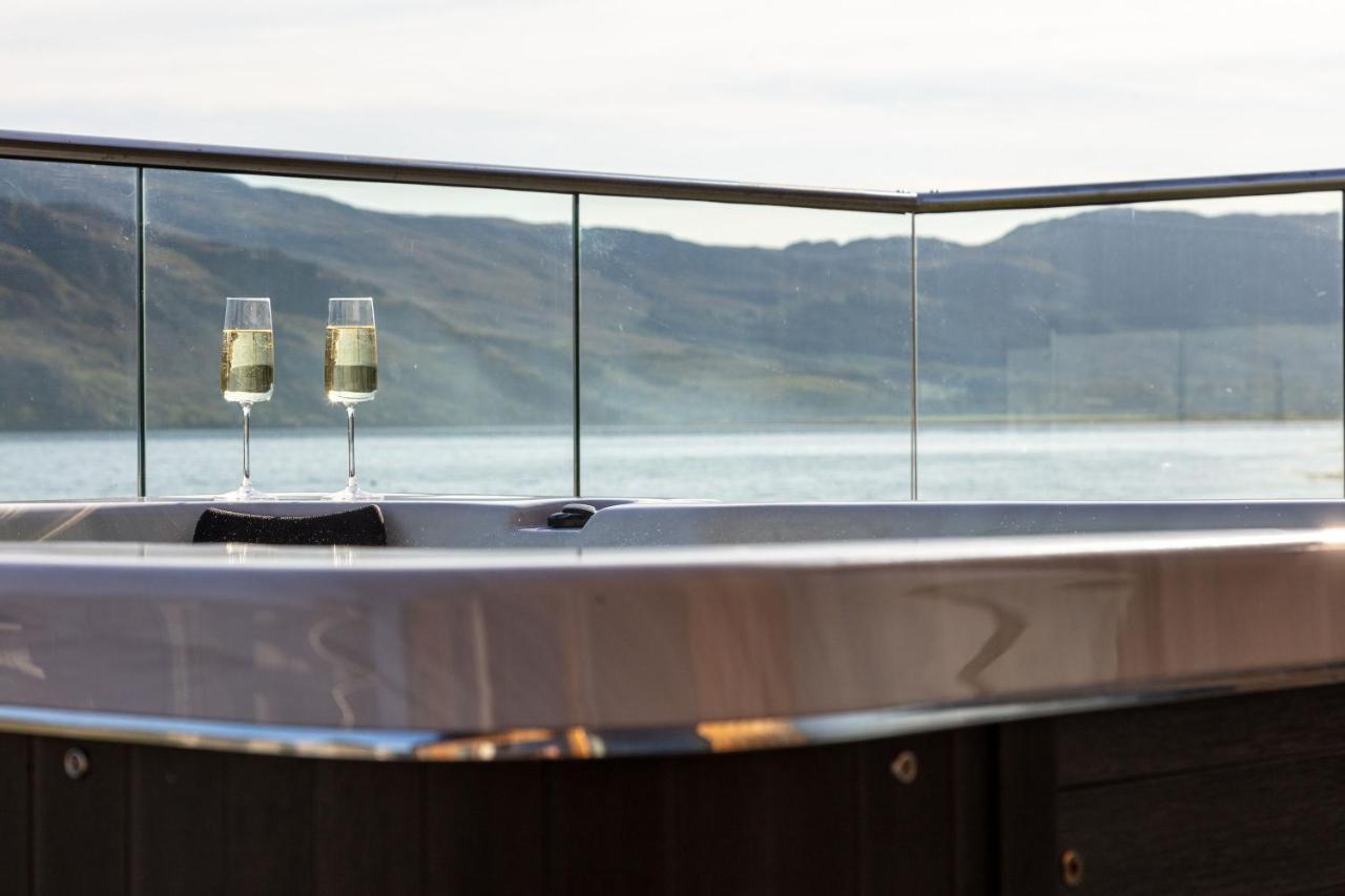 Birches Lodge With Hot Tub Dundonnell Eksteriør bilde